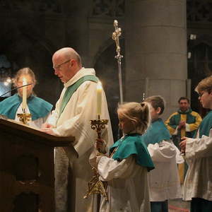 Und das Evangelium von Diakon Peter Schwarzenbacher.