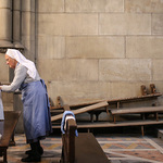 Mit dem Staubsauger im Mariendom