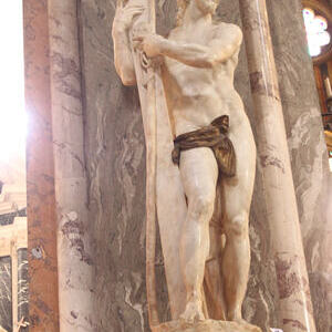 Christus-Skulptur von Michelangelo in Santa Maria sopra Minerva