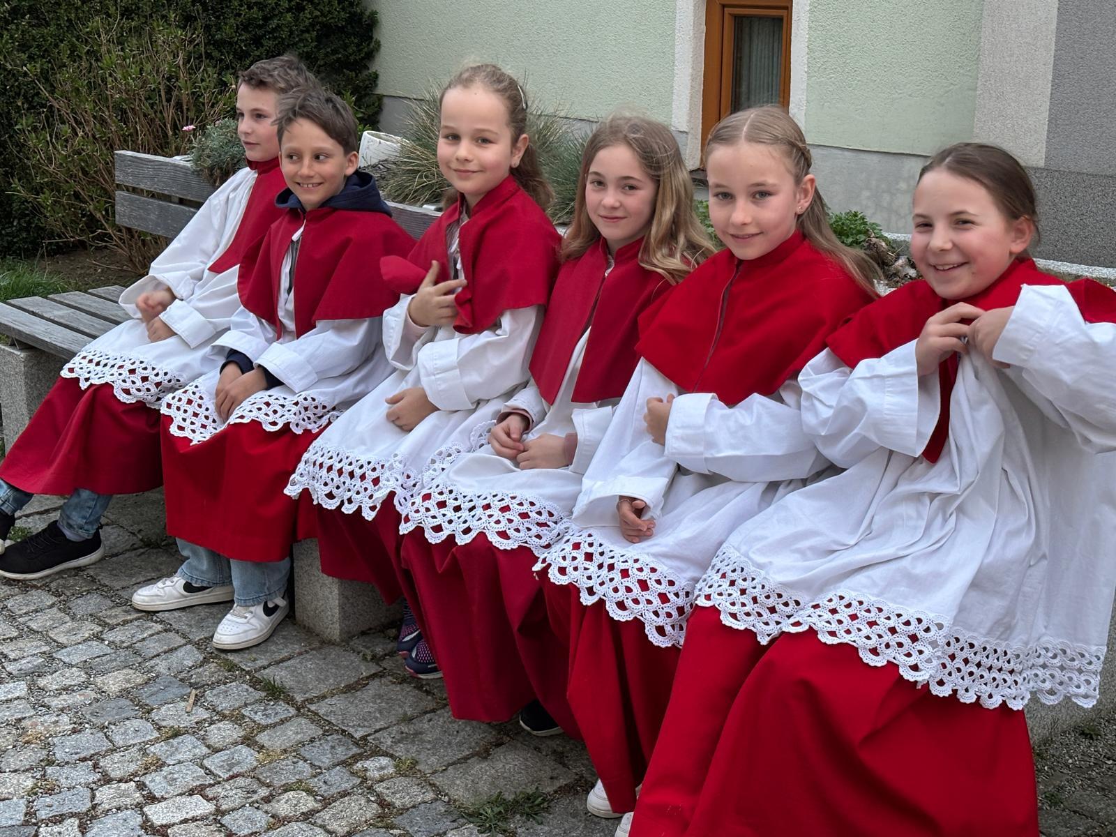 Ministranten am Gründonnerstag