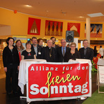 Aktion für den freien Sonntag im Welas Park Wels, 15.5.2014