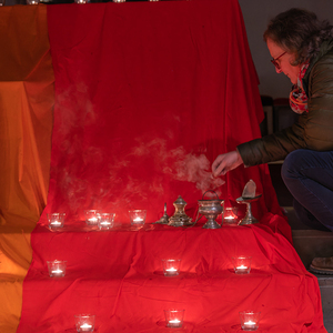 Die Katholische Jugend Kirchdorf gestaltete ein Heilsames Gebet mit Gesängen aus Taizé.